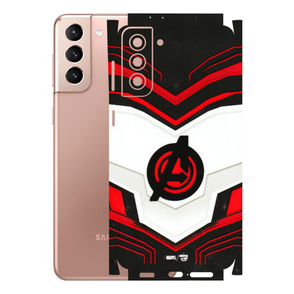 Samsung A/S Series Phone Skins (All Models) - Avengers Logo - 3D Embossed Finish (L-55) Samsung Galaxy S21 Plus 5G