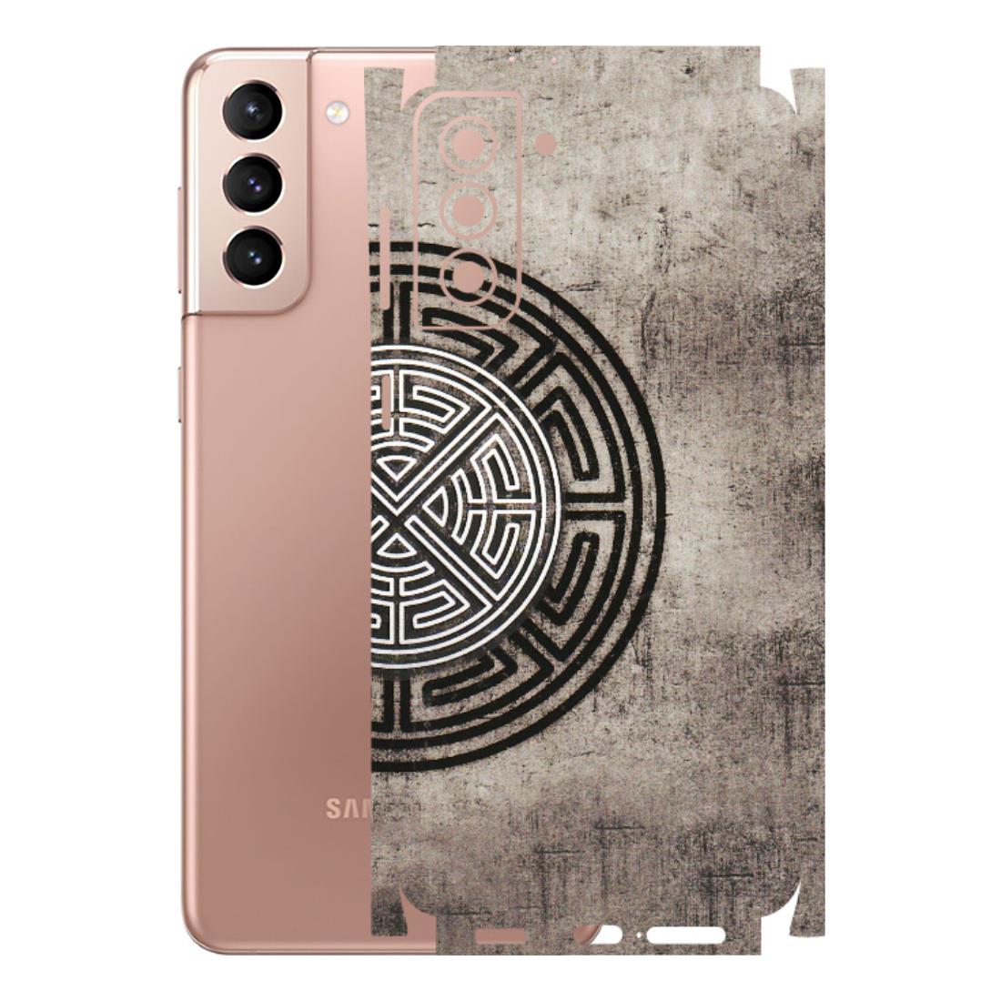 Samsung A/S Series Phone Skins (All Models) - Mysterious Circular Design - 3D Embossed Finish (L-63) Samsung Galaxy S21 Plus 5G