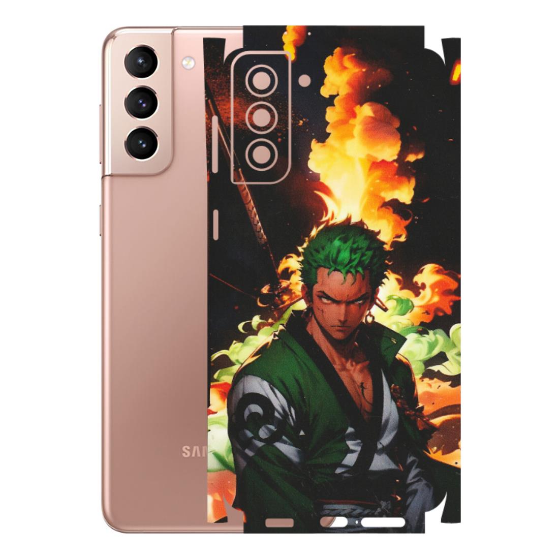 Samsung A/S Series Phone Skins (All Models) - Roronoa Zoro - Matte Finish (M-102) Samsung Galaxy S21 Plus 5G