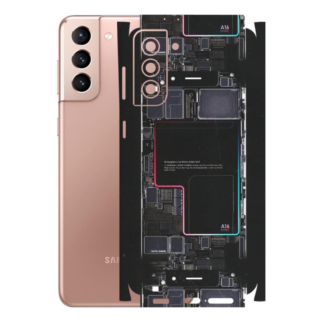 Samsung A/S Series Phone Skins (All Models) - Motherboard Circuit Layout - Matte Finish (M-117) Samsung Galaxy S21 Plus 5G