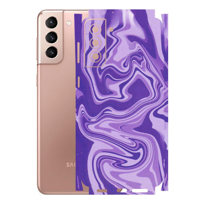 Samsung A/S Series Phone Skins (All Models) - Hazy Purple Nights - Matte Finish (M-14) Samsung Galaxy S21 Plus 5G