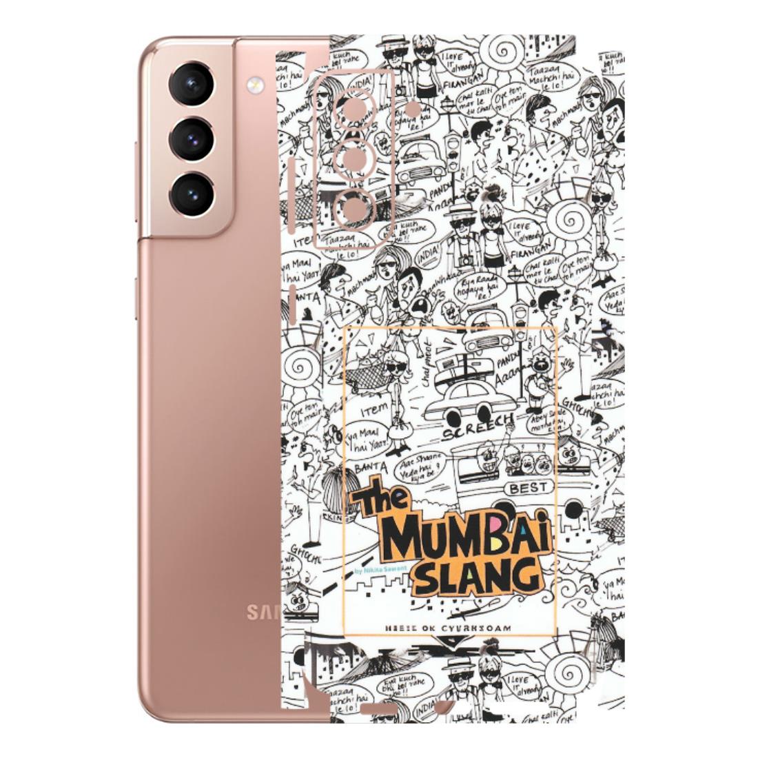 Samsung A/S Series Phone Skins (All Models) - The Mumbai Slang - Matte Finish (M-142) Samsung Galaxy S21 Plus 5G