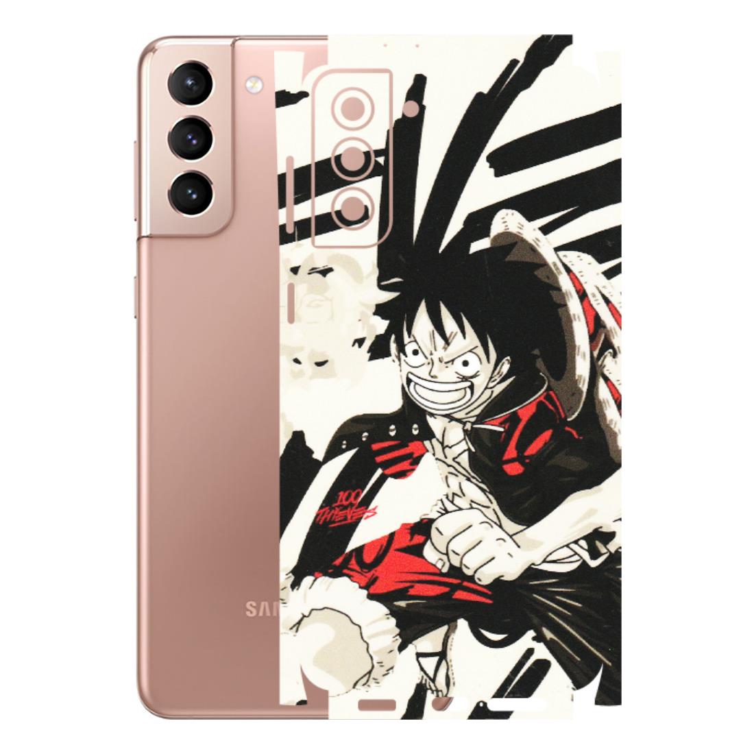 Samsung A/S Series Phone Skins (All Models) - Monkey D.Luffy Manga Anime - Matte Finish (M-145) Samsung Galaxy S21 Plus 5G