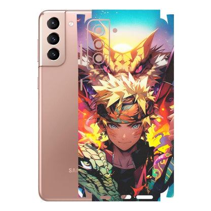 Samsung A/S Series Phone Skins (All Models) - Angry Naruto Anime - Matte Finish (M-148) Samsung Galaxy S21 Plus 5G