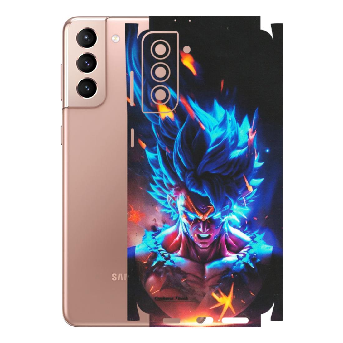 Samsung A/S Series Phone Skins (All Models) - Angry Goku Dragon Ball Anime - Matte Finish (M-150) Samsung Galaxy S21 Plus 5G