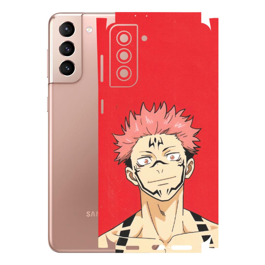 Samsung A/S Series Phone Skins (All Models) - Ryomen Sukuna Fun Anime - Matte Finish (M-153) Samsung Galaxy S21 Plus 5G