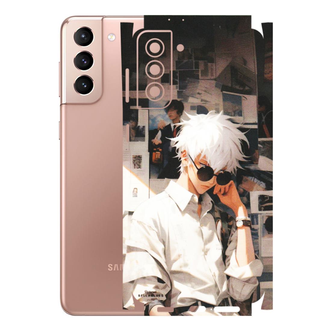 Samsung A/S Series Phone Skins (All Models) - Gojo Satoru Jujustu Kaisen Anime - Matte Finish (M-156) Samsung Galaxy S21 Plus 5G