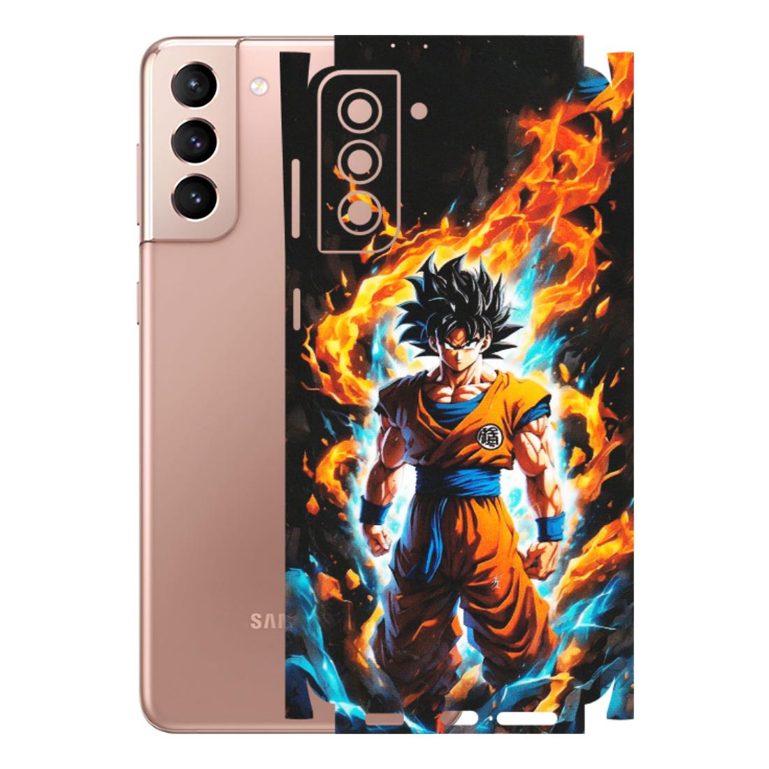 Samsung A/S Series Phone Skins (All Models) - Goku Transformation Anime - Matte Finish (M-159) Samsung Galaxy S21 Plus 5G