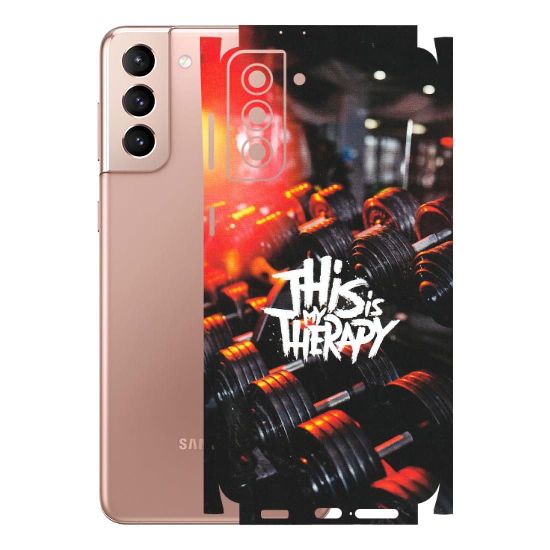 Samsung A/S Series Phone Skins (All Models) - GYM Lover Therapy - Matte Finish (M-160) Samsung Galaxy S21 Plus 5G
