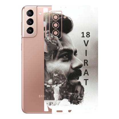 Samsung A/S Series Phone Skins (All Models) - Virat Kohli Cricketer - Matte Finish (M-163) Samsung Galaxy S21 Plus 5G