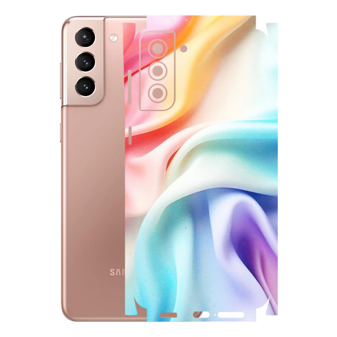 Samsung A/S Series Phone Skins (All Models) - Colourful Silk Cloth - Matte Finish (M-165) Samsung Galaxy S21 Plus 5G