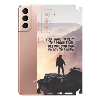 Samsung A/S Series Phone Skins (All Models) - Motivational Hiking Mountain - Matte Finish (M-28) Samsung Galaxy S21 Plus 5G