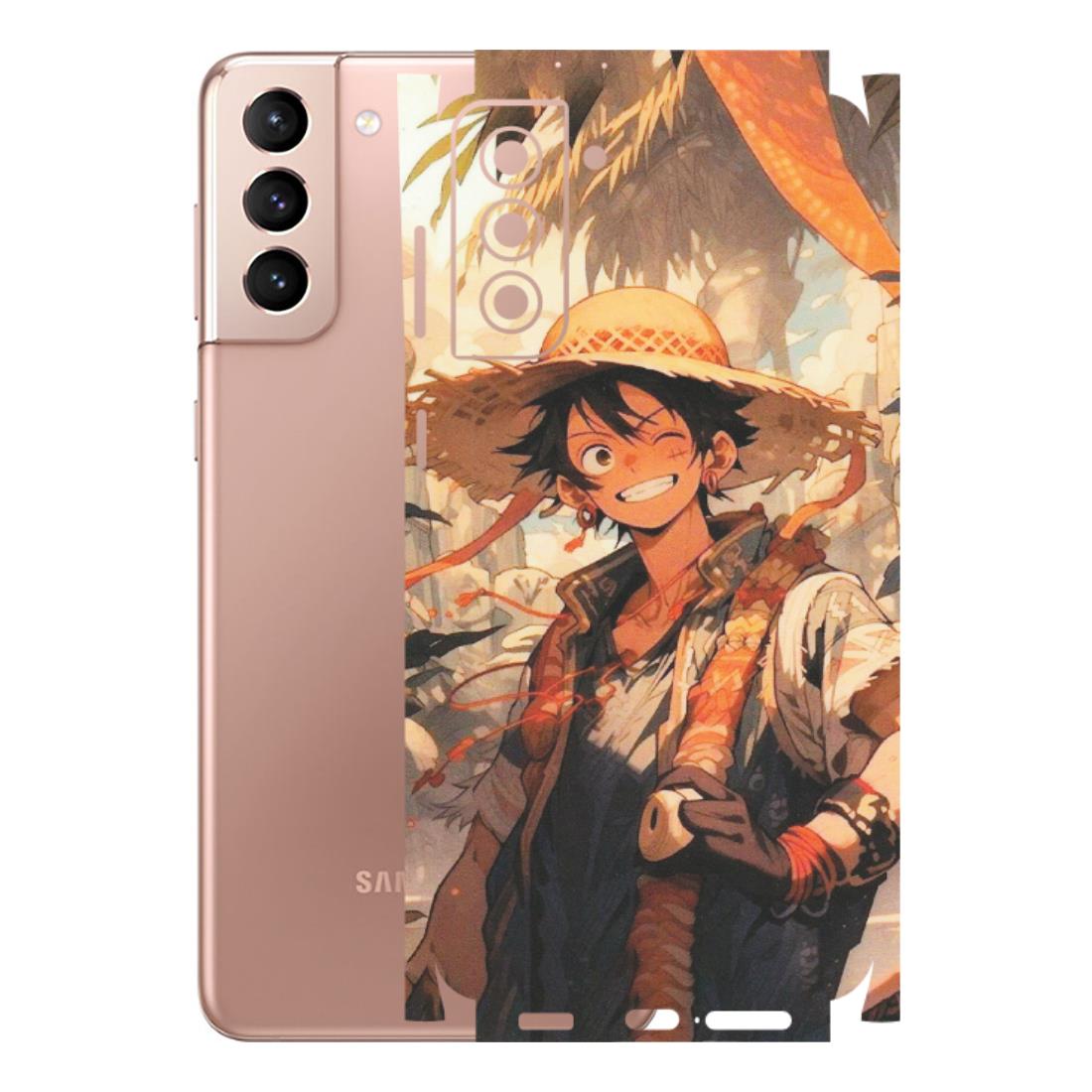 Samsung A/S Series Phone Skins (All Models) - Anime Character Smile - Matte Finish (M-33) Samsung Galaxy S21 Plus 5G