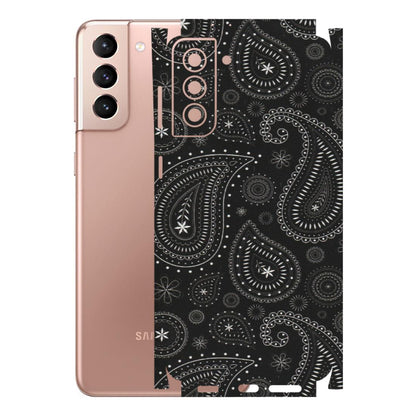 Samsung A/S Series Phone Skins (All Models) - Black Sober Kerry - Matte Finish (M-37) Samsung Galaxy S21 Plus 5G