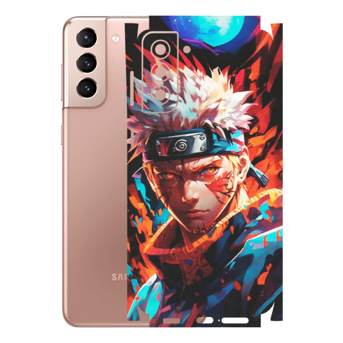 Samsung A/S Series Phone Skins (All Models) - Anime Ferocious Character - Matte Finish (M-44) Samsung Galaxy S21 Plus 5G