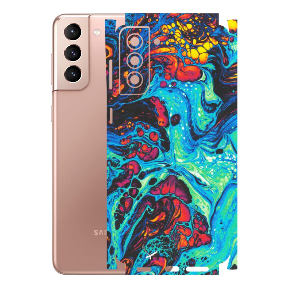Samsung A/S Series Phone Skins (All Models) - Majestic Galactic Marbel - Matte Finish (M-85) Samsung Galaxy S21 Plus 5G