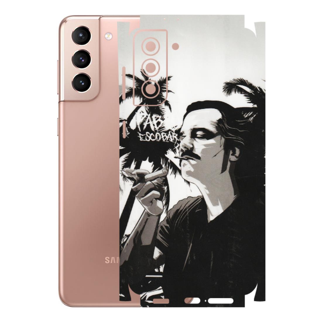 Samsung A/S Series Phone Skins (All Models) - Pab Escobar - Transparent Finish (T-05) Samsung Galaxy S21 Plus 5G