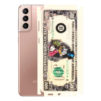 Samsung A/S Series Phone Skins (All Models) - Five Hundred Dollar Duck - Transparent Finish (T-15) Samsung Galaxy S21 Plus 5G