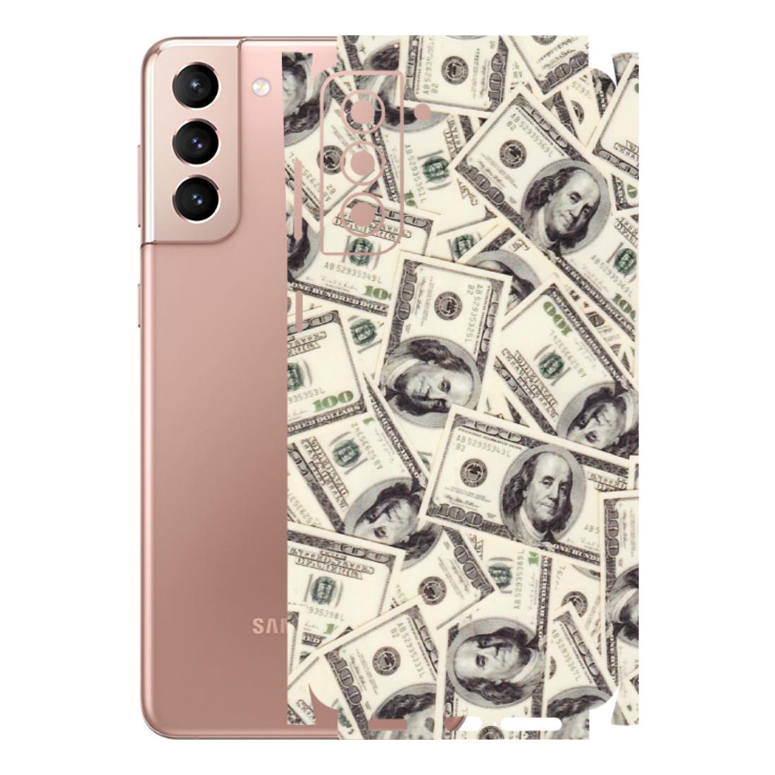 Samsung A/S Series Phone Skins (All Models) - Dollar Lover - Transparent Finish (T-17) Samsung Galaxy S21 Plus 5G