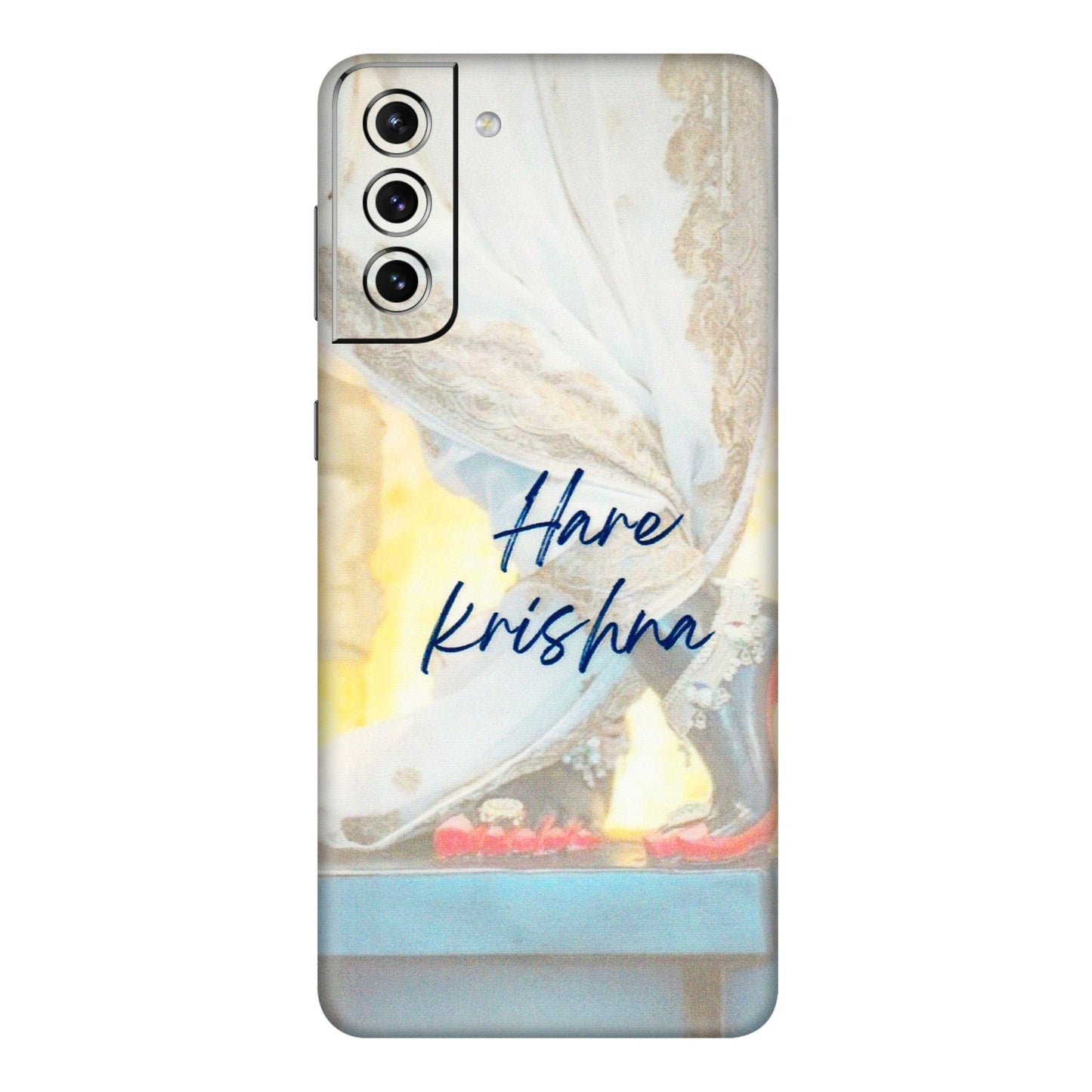 Samsung A/S Series Phone Skins (All Models) - Hare Krishna - 3D Embossed Finish (L-03) Samsung Galaxy S21 Plus 5G