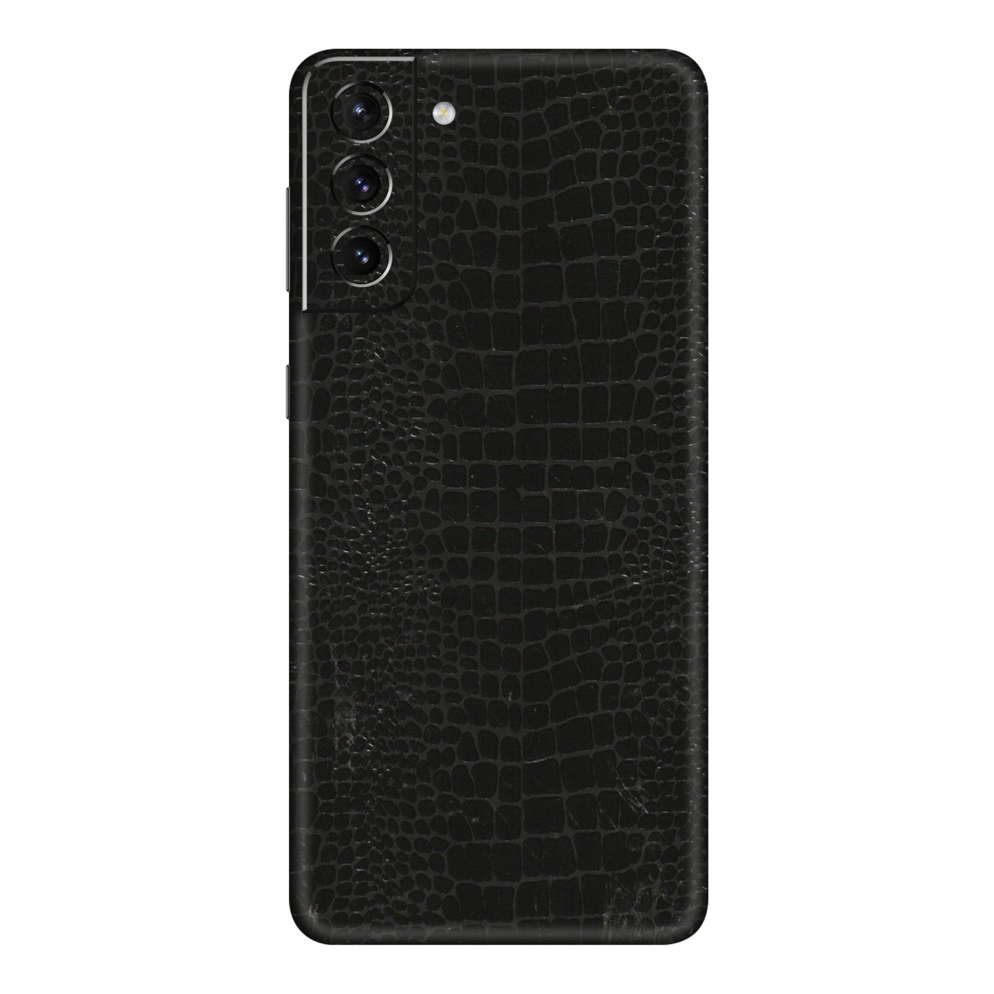 Samsung A/S Series Phone Skins (All Models) - Snake Leather Black - 3D Embossed Finish (L-107) Samsung Galaxy S21 Plus 5G