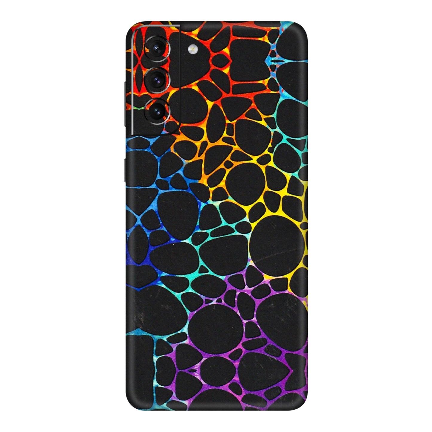 Samsung A/S Series Phone Skins (All Models) - Abstract Art MultiColour - 3D Embossed Finish (L-133) Samsung Galaxy S21 Plus 5G
