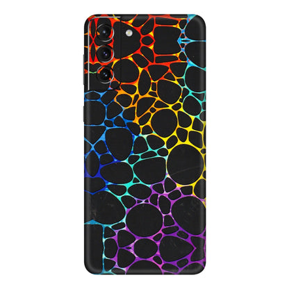 Samsung A/S Series Phone Skins (All Models) - Abstract Art MultiColour - 3D Embossed Finish (L-133) Samsung Galaxy S21 Plus 5G