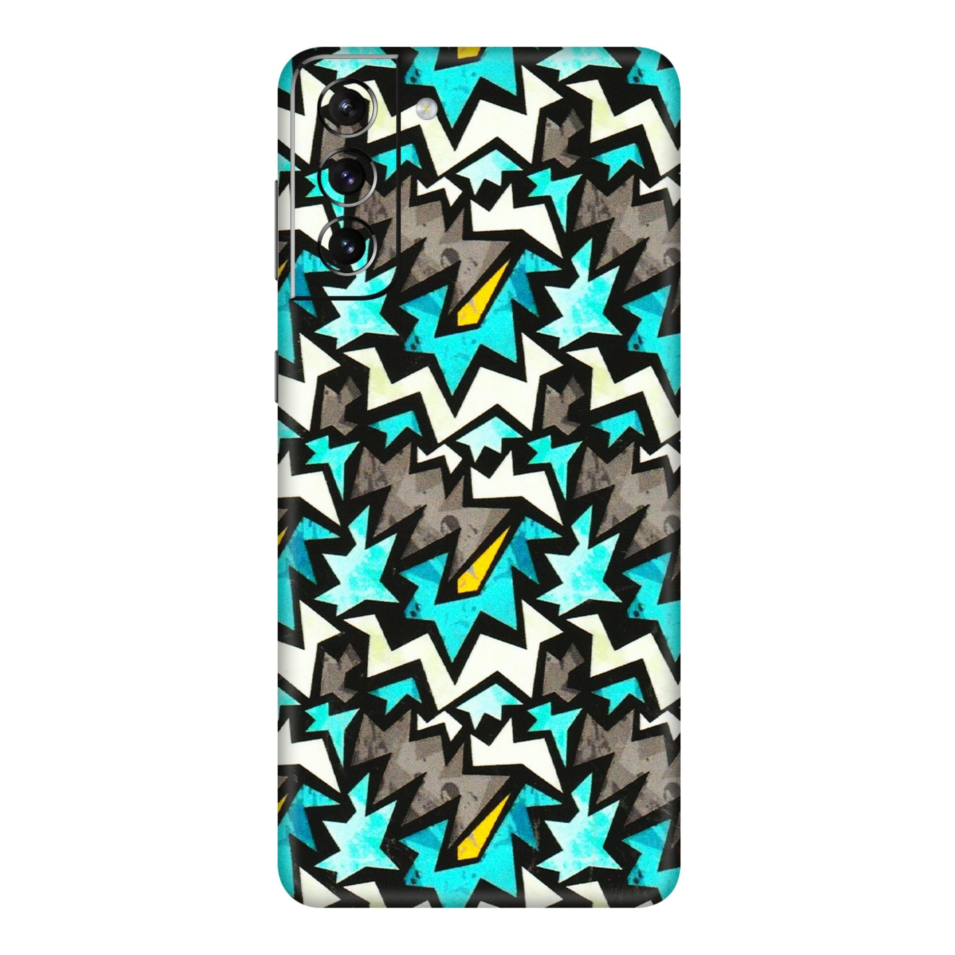 Samsung A/S Series Phone Skins (All Models) - Funky Zig Zag - 3D Embossed Finish (L-223) Samsung Galaxy S21 Plus 5G