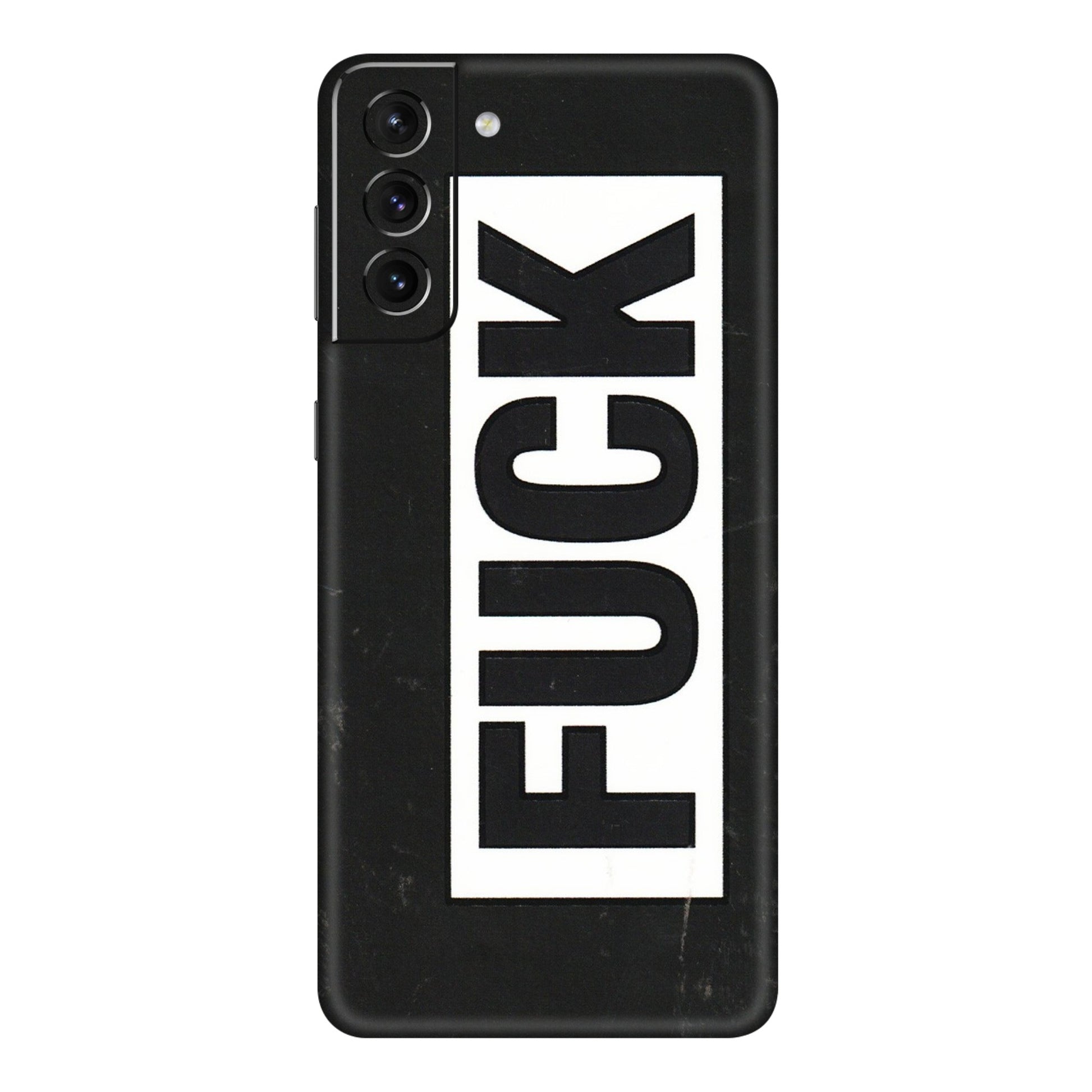 Samsung A/S Series Phone Skins (All Models) - The F Word - 3D Embossed Finish (L-255) Samsung Galaxy S21 Plus 5G