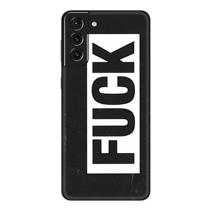 Samsung A/S Series Phone Skins (All Models) - The F Word - 3D Embossed Finish (L-255) Samsung Galaxy S21 Plus 5G