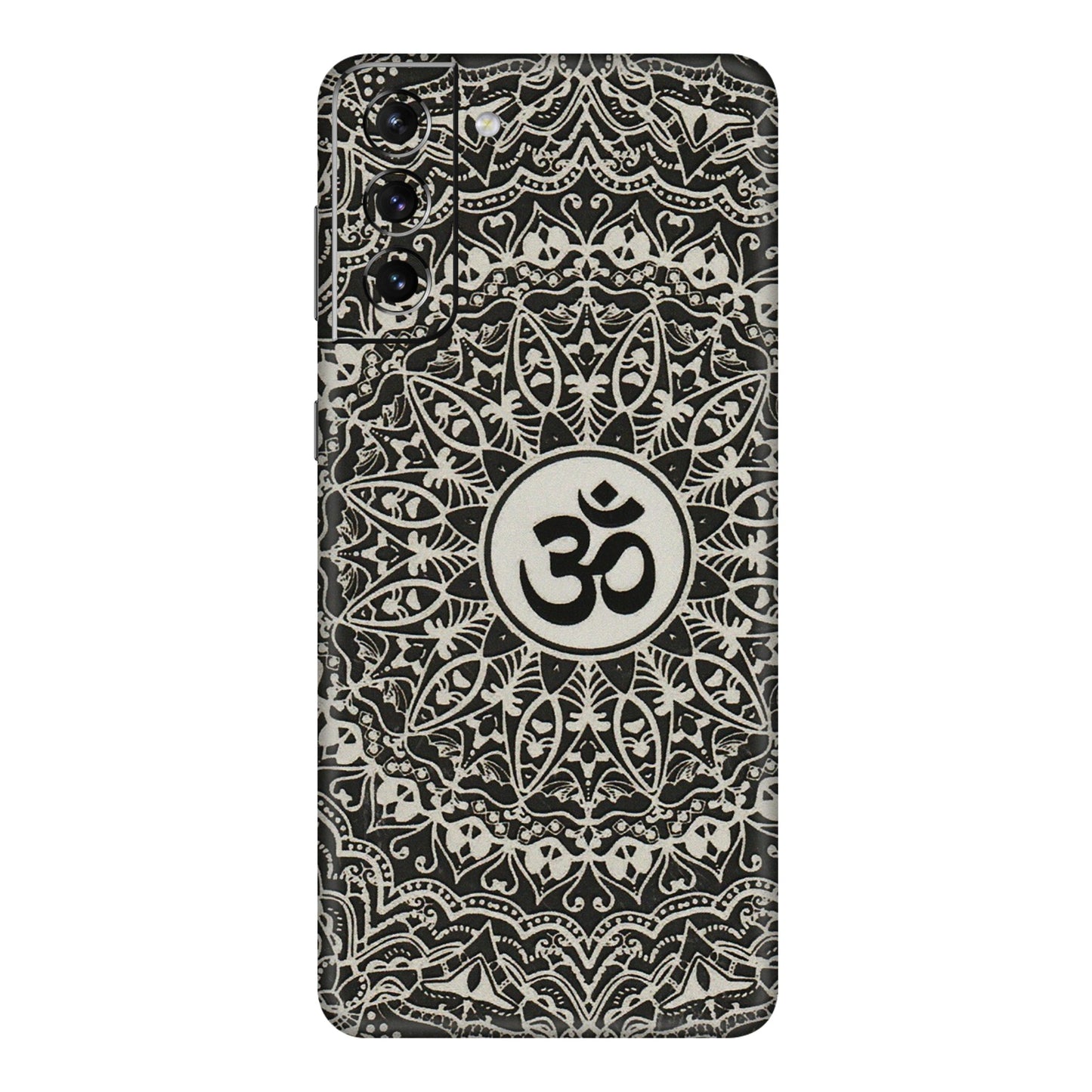 Samsung A/S Series Phone Skins (All Models) - Aum Elegant Mandala - 3D Embossed Finish (L-62) Samsung Galaxy S21 Plus 5G
