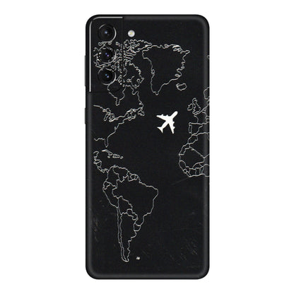 Samsung A/S Series Phone Skins (All Models) - Never Ending Travel - 3D Embossed Finish (L-79) Samsung Galaxy S21 Plus 5G