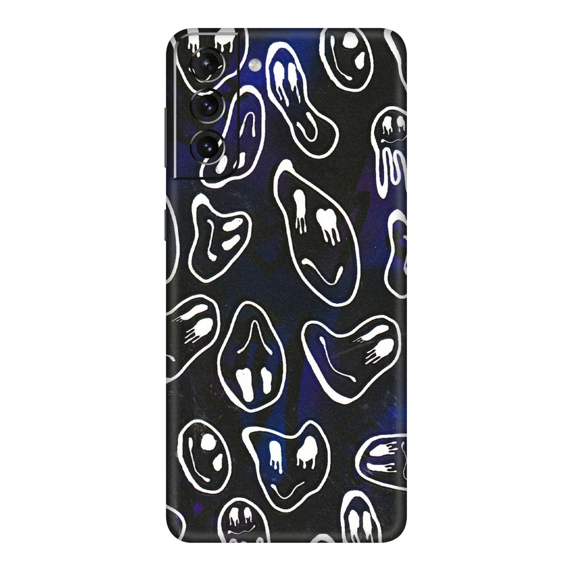 Samsung A/S Series Phone Skins (All Models) - Distorted Smileys - 3D Embossed Finish (L-92) Samsung Galaxy S21 Plus 5G
