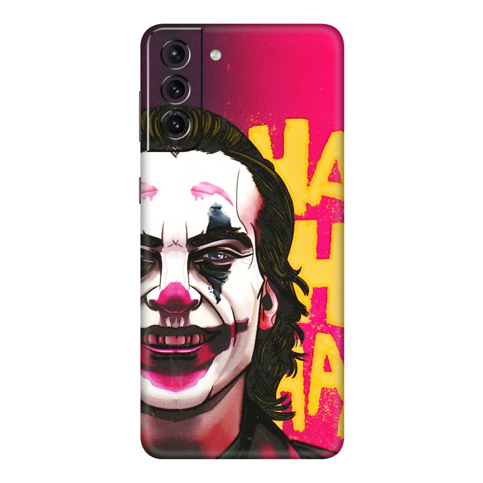 Samsung A/S Series Phone Skins (All Models) - Joker Evil Laugh - 3D Embossed Finish (L-97) Samsung Galaxy S21 Plus 5G