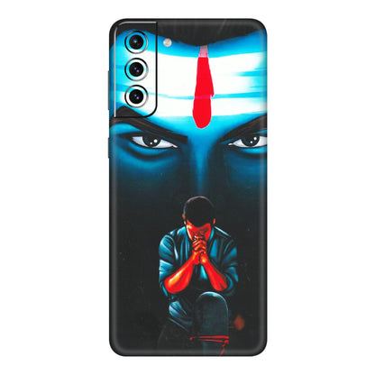 Samsung A/S Series Phone Skins (All Models) - Mahakal Bhakt - Matte Finish (M-112) Samsung Galaxy S21 Plus 5G
