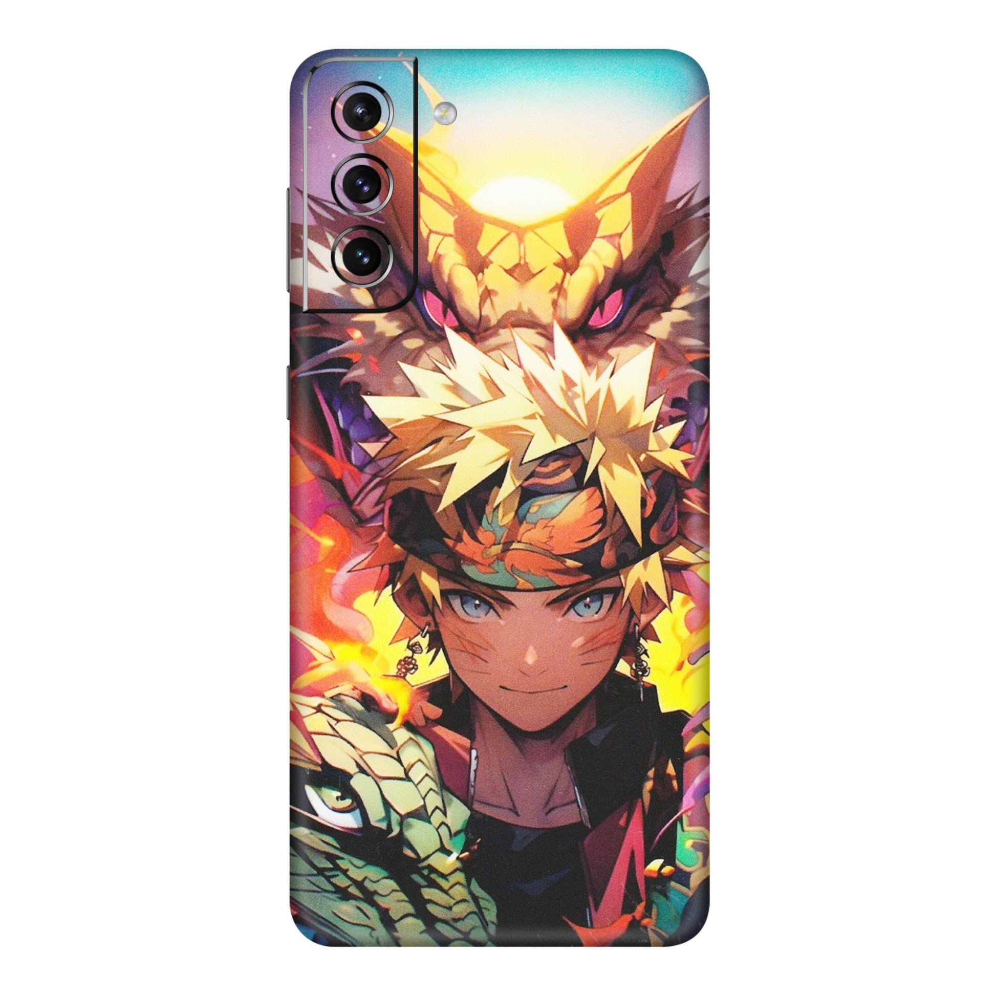 Samsung A/S Series Phone Skins (All Models) - Angry Naruto Anime - Matte Finish (M-148) Samsung Galaxy S21 Plus 5G