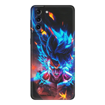 Samsung A/S Series Phone Skins (All Models) - Angry Goku Dragon Ball Anime - Matte Finish (M-150) Samsung Galaxy S21 Plus 5G