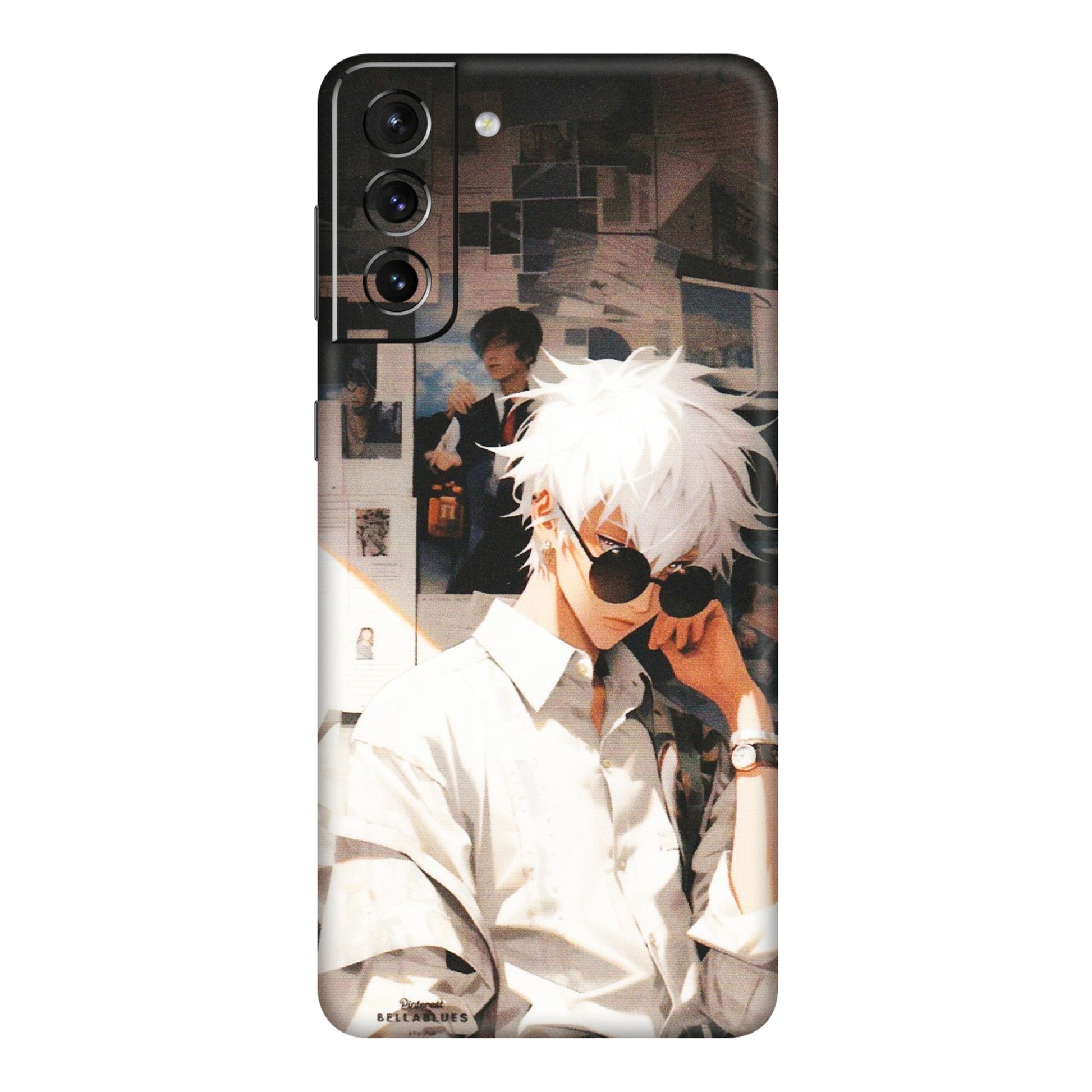 Samsung A/S Series Phone Skins (All Models) - Gojo Satoru Jujustu Kaisen Anime - Matte Finish (M-156) Samsung Galaxy S21 Plus 5G
