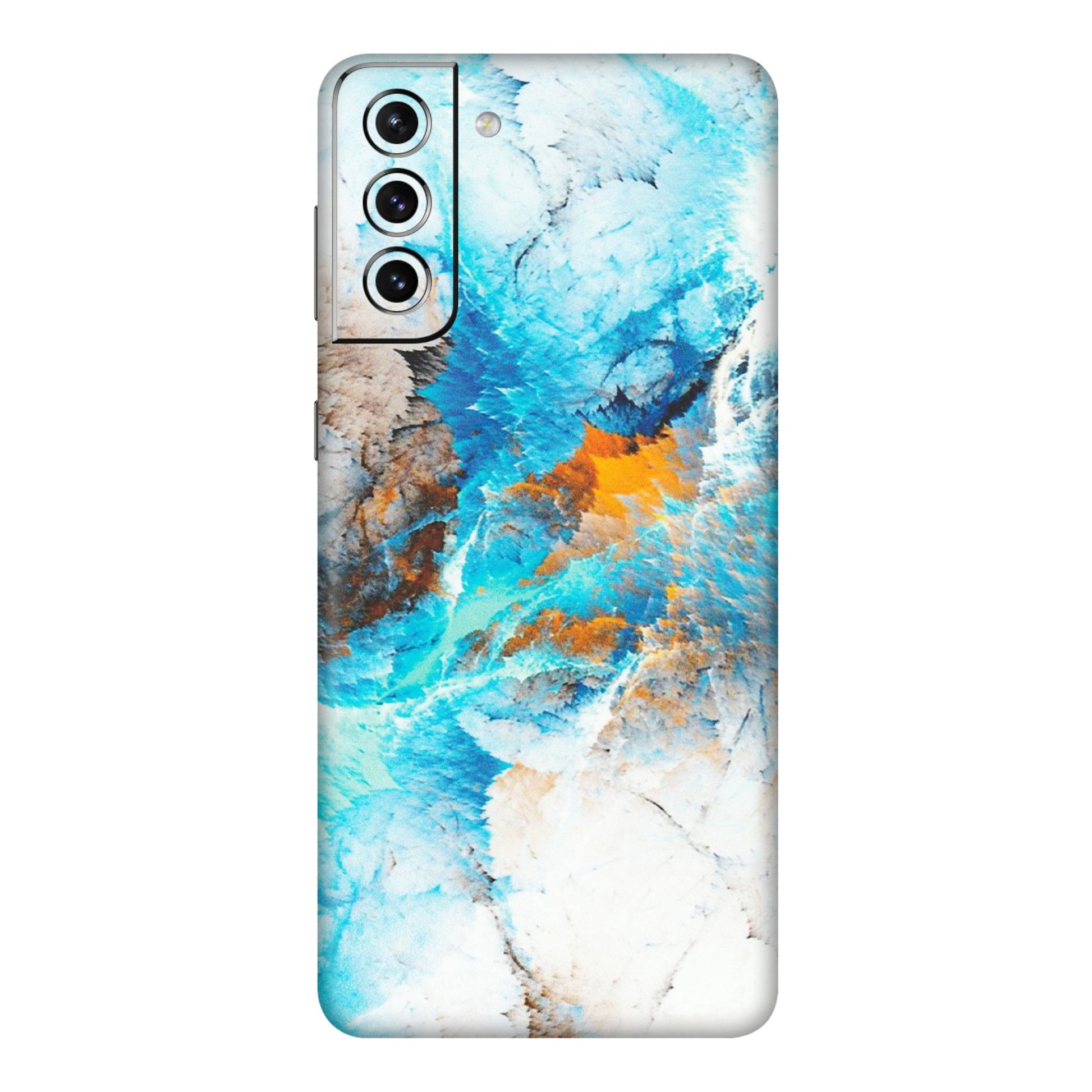 Samsung A/S Series Phone Skins (All Models) - Blue Waves Abstract - Matte Finish (M-19) Samsung Galaxy S21 Plus 5G