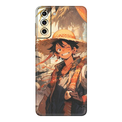 Samsung A/S Series Phone Skins (All Models) - Anime Character Smile - Matte Finish (M-33) Samsung Galaxy S21 Plus 5G