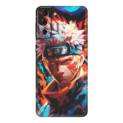 Samsung A/S Series Phone Skins (All Models) - Anime Ferocious Character - Matte Finish (M-44) Samsung Galaxy S21 Plus 5G