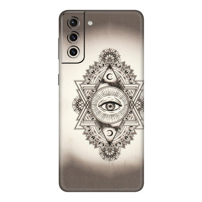 Samsung A/S Series Phone Skins (All Models) - Illuminati Great Eye - Transparent Finish (T-14) Samsung Galaxy S21 Plus 5G