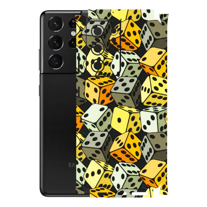 Samsung A/S Series Phone Skins (All Models) - Dices Of Life - 3D Embossed Finish (L-04) Samsung Galaxy S21 Ultra 5G