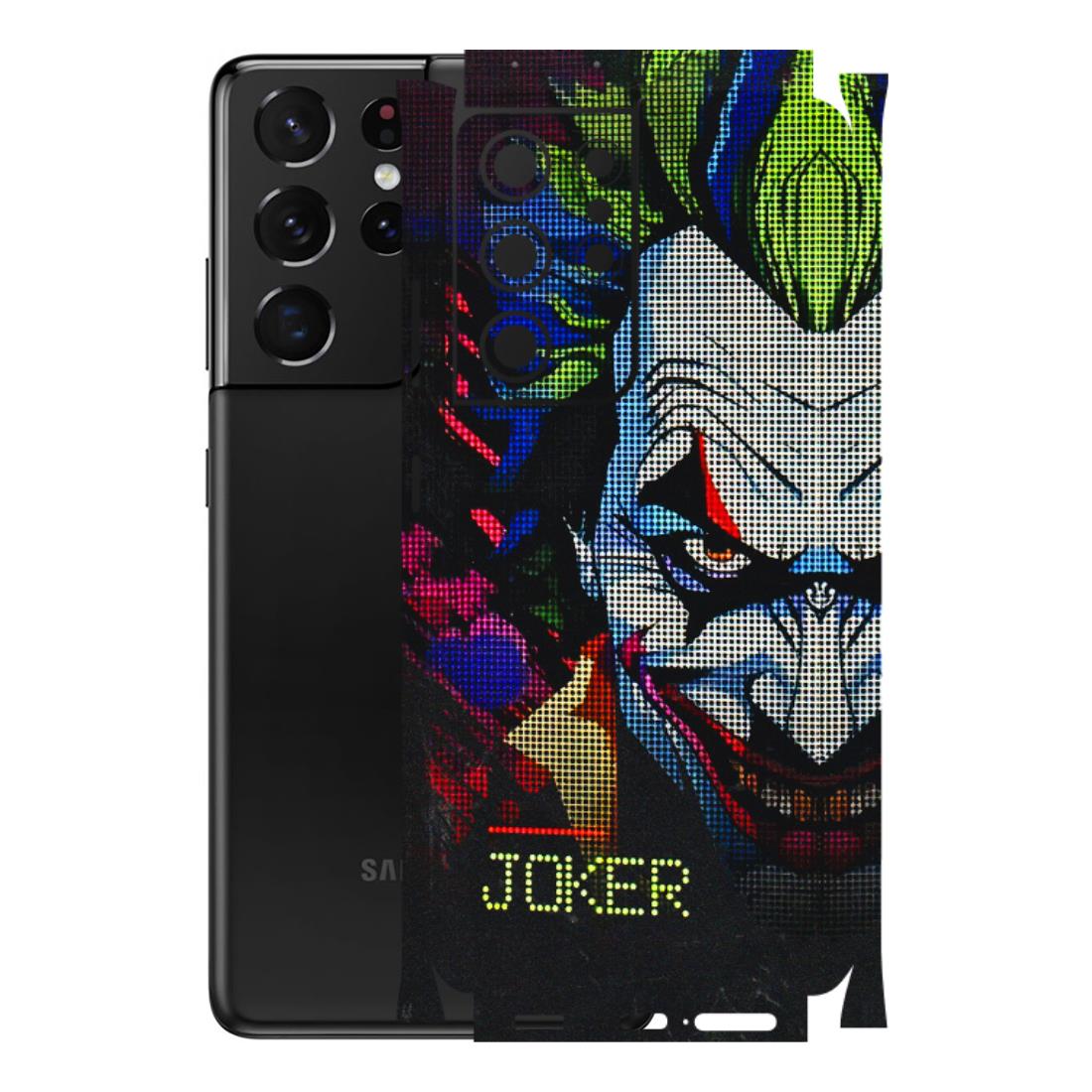 Samsung A/S Series Phone Skins (All Models) - Joker Dot Matrix - 3D Embossed Finish (L-08) Samsung Galaxy S21 Ultra 5G