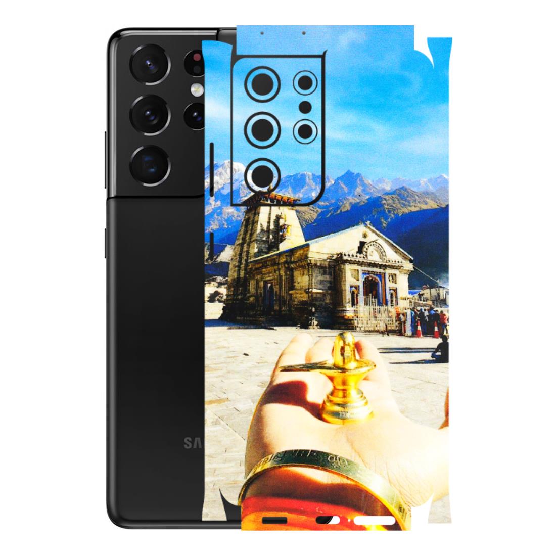 Samsung A/S Series Phone Skins (All Models) - Beauty of Kedarnath - 3D Embossed Finish (L-108) Samsung Galaxy S21 Ultra 5G