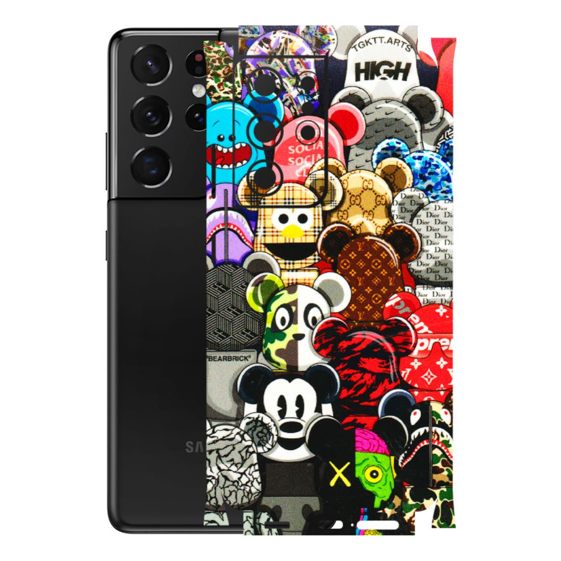 Samsung A/S Series Phone Skins (All Models) - More Mickey Mouses - 3D Embossed Finish (L-118) Samsung Galaxy S21 Ultra 5G