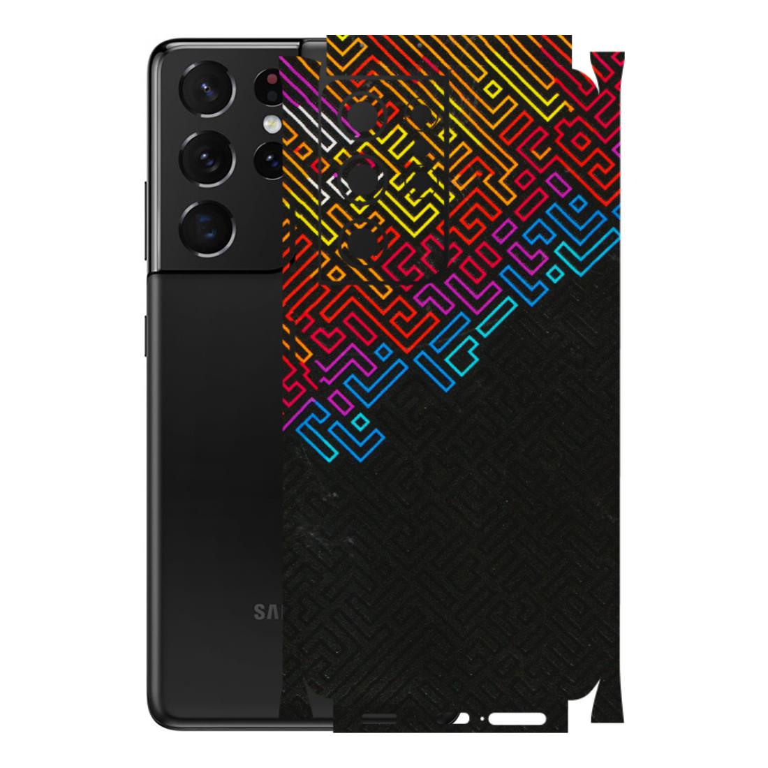 Samsung A/S Series Phone Skins (All Models) - Dotme Pattern Art - 3D Embossed Finish (L-121) Samsung Galaxy S21 Ultra 5G