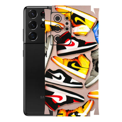 Samsung A/S Series Phone Skins (All Models) - Sneaker Lover - 3D Embossed Finish (L-135) Samsung Galaxy S21 Ultra 5G