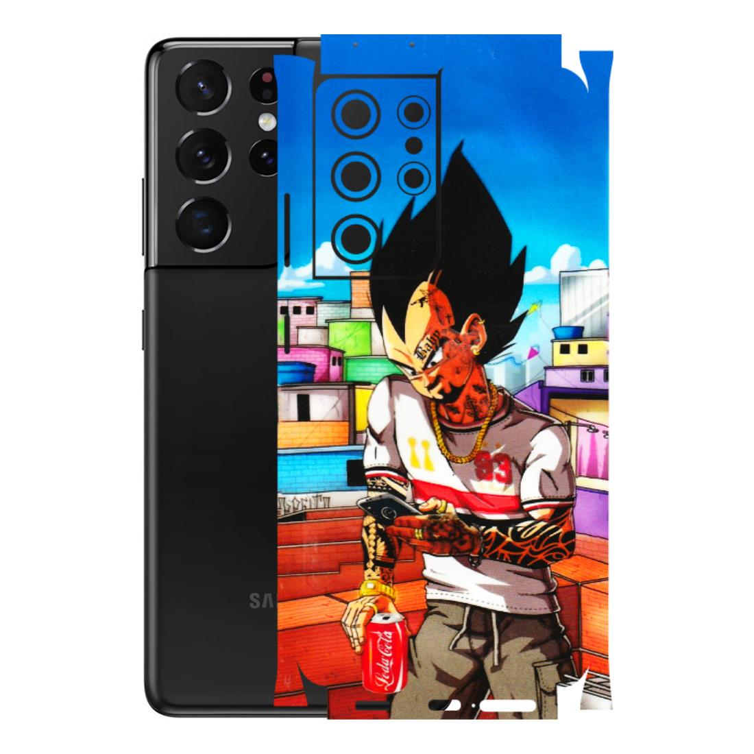 Samsung A/S Series Phone Skins (All Models) - Vegeta - 3D Embossed Finish (L-136) Samsung Galaxy S21 Ultra 5G