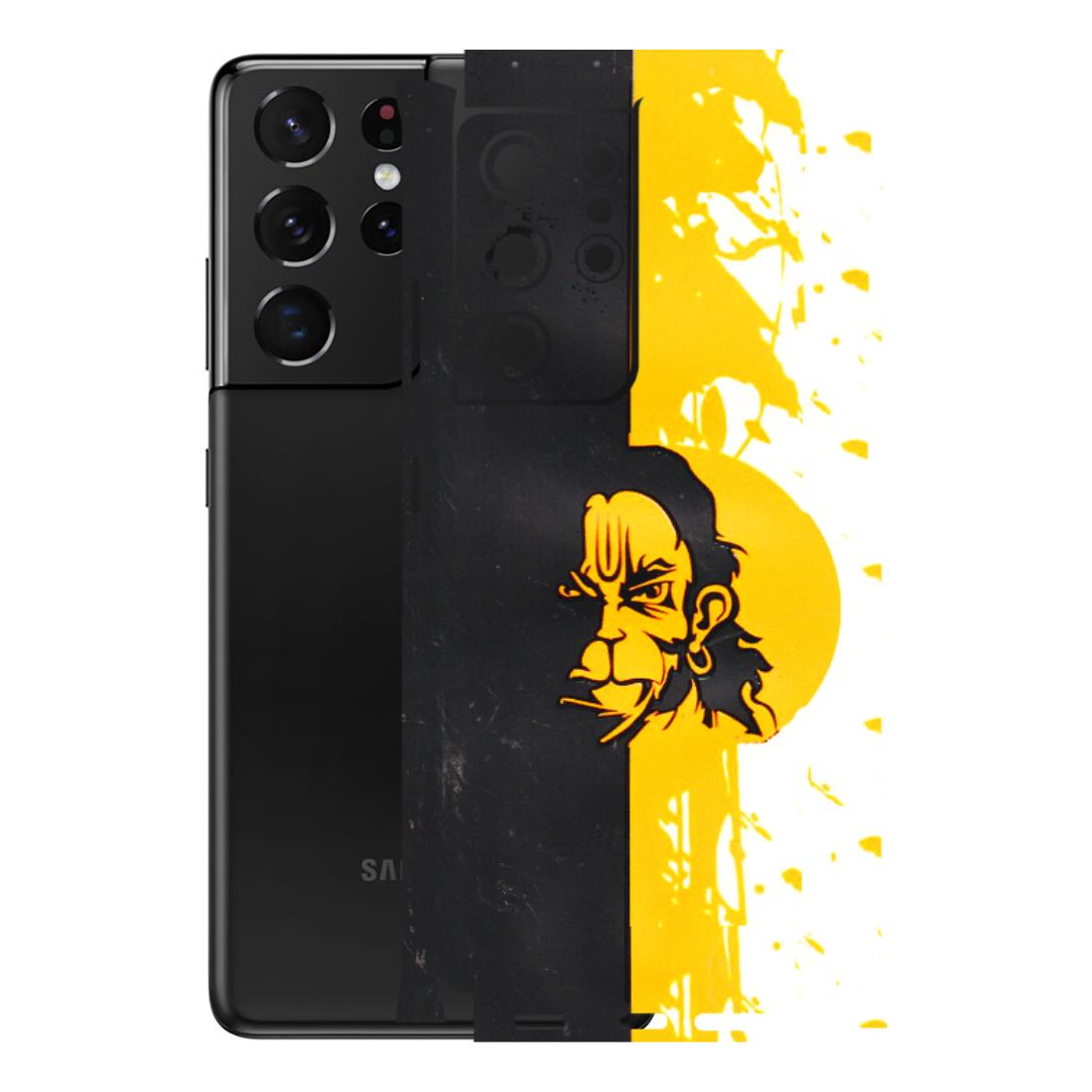 Samsung A/S Series Phone Skins (All Models) - Bajrangbali - 3D Embossed Finish (L-151) Samsung Galaxy S21 Ultra 5G